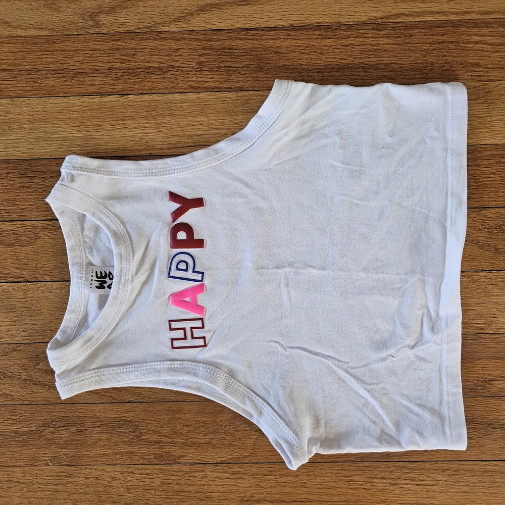 Dance HAPPY Zumba Fitness tank Top For Women. New. Without Tags
